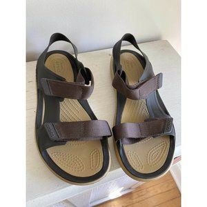 Crocs Men's Swiftwater Molded Expedition Open Toe Sandals Size 8